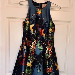 Linda Cunningham Couture Blue Dress